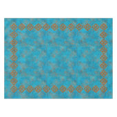 Southwest Mountain Peaks Turquoise geometrisch kle Tafelkleed (Voorkant (Horizontaal))