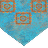Southwest Mountain Peaks Turquoise geometrisch kle Tafelkleed (Gekanteld)