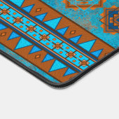 Southwest Mountain Peaks Turquoise geometrisch mot Bureaumat (Hoek)