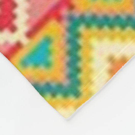 Southwest Native American Brave Fleece Deken (Hoek)