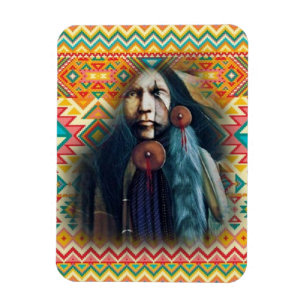 Southwest Native American Brave Magneet