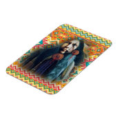 Southwest Native American Brave Magneet (Linkerzijde)