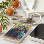 Southwest Native American Brave Sleutelhanger (Voorkant Rechts)