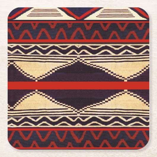 Southwest Native American Coaster Kartonnen Onderzetters (Voorkant)