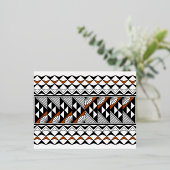 Southwest Native American Rain and Sun Design 2 Folie Feestdagen Briefkaart (Staand Voorkant)