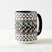 Southwest Native American Rain and Sun Design 2 Mok (Voorkant rechts)