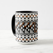 Southwest Native American Rain and Sun Design 2 Mok (Voorkant links)