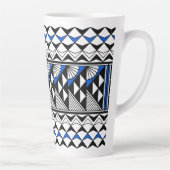 Southwest Native American Rain and Sun Design Latte Mok (Rechts)