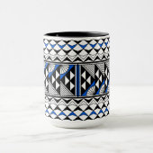 Southwest Native American Rain and Sun Design Mok (Midden)