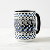 Southwest Native American Rain and Sun Design Mok (Voorkant rechts)