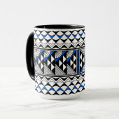 Southwest Native American Rain and Sun Design Mok (Voorkant links)