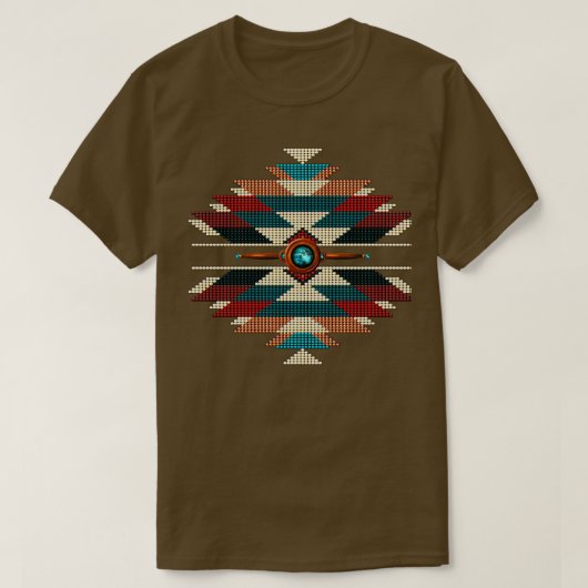 Southwest Native American Sunburst 2 T-shirt (Design voorkant)