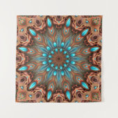 Southwest Native Motief Tapestry Wandkleed (Voorkant (horizontaal))