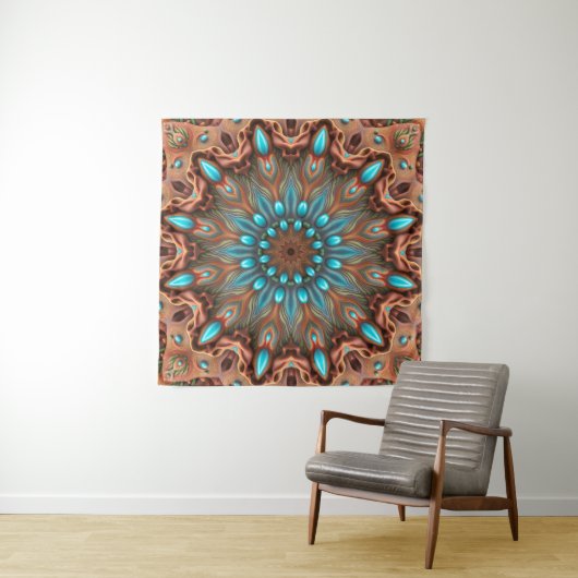 Southwest Native Motief Tapestry Wandkleed (In situ)
