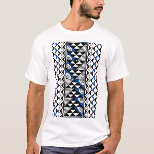 Southwest Native Sun en Rain in Blue T-shirt
