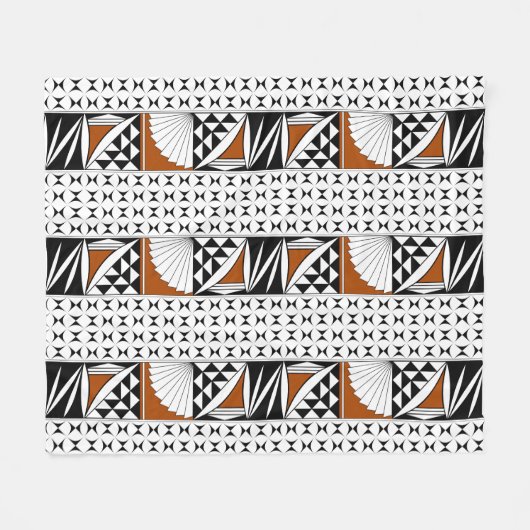 Southwest Native Sunrise Fleece Deken (Voorkant (Horizontaal))