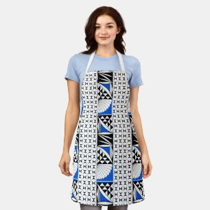 Southwest Native Sunrise in Blue Apron Schort