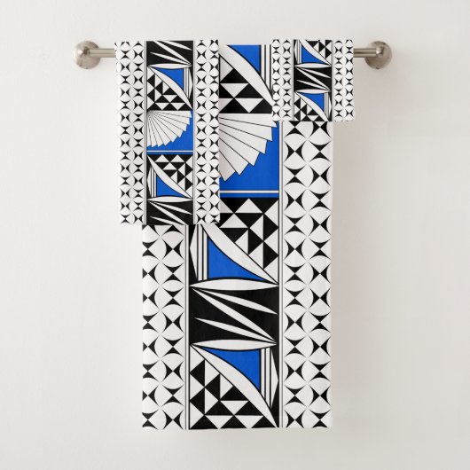 Southwest Native Sunrise in Blue Bad Handdoek (Insitu)