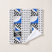 Southwest Native Sunrise in Blue Bad Handdoek (Wasdoekje)