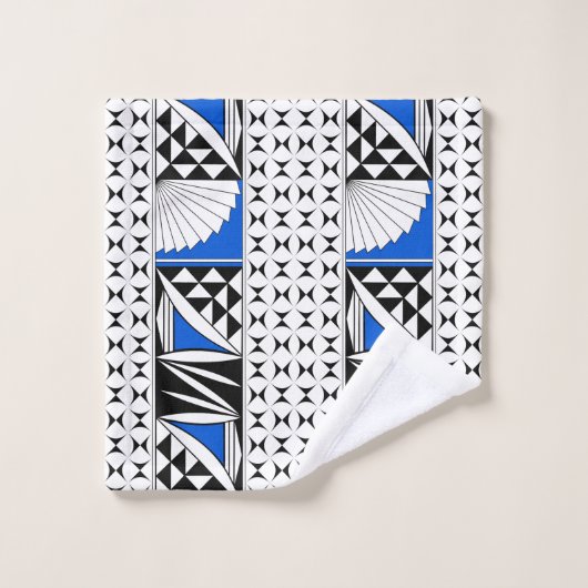 Southwest Native Sunrise in Blue Bad Handdoek (Wasdoekje)