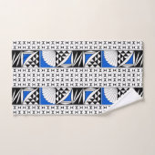 Southwest Native Sunrise in Blue Bad Handdoek (Handdoek)