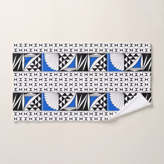 Southwest Native Sunrise in Blue Bad Handdoek (Handdoek)