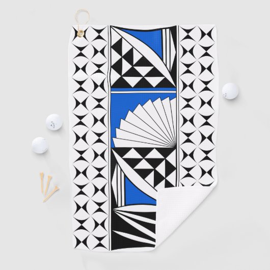 Southwest Native Sunrise in Blue Golfhanddoek (Insitu)