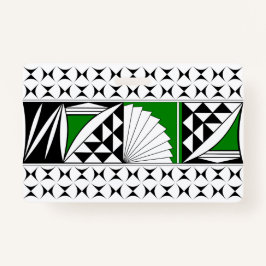 Southwest Native Sunrise in Green Badge