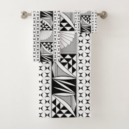 Southwest Native Sunrise in Grey Bad Handdoek