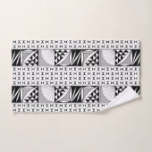 Southwest Native Sunrise in Grey Bad Handdoek (Handdoek)