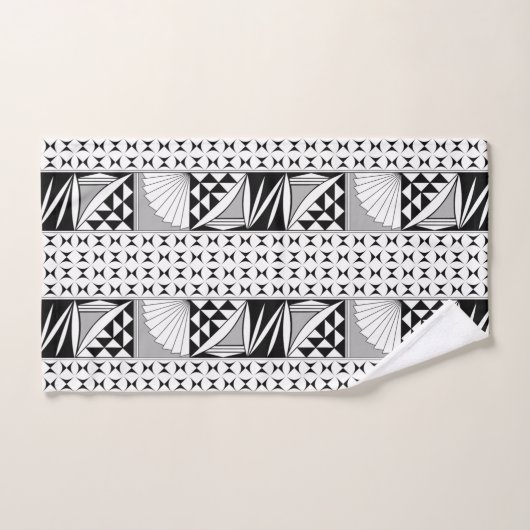 Southwest Native Sunrise in Grey Bad Handdoek (Handdoek)