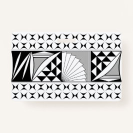 Southwest Native Sunrise in Grey Badge