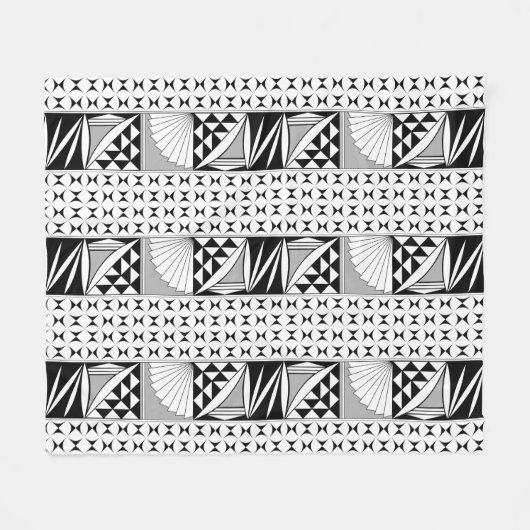 Southwest Native Sunrise in Grey Fleece Deken (Voorkant (Horizontaal))