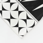 Southwest Native Sunrise in Grey Fleece Deken (Hoek)