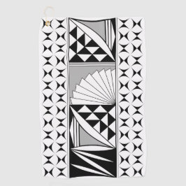 Southwest Native Sunrise in Grey Golfhanddoek