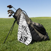 Southwest Native Sunrise in Grey Golfhanddoek (Groen)