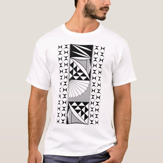 Southwest Native Sunrise in Grey T-shirt (Voorkant)