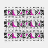 Southwest Native Sunrise in Pink Fleece Deken (Voorkant (Horizontaal))