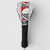 Southwest Native Sunrise in Red Golfheadcover (Voorkant)