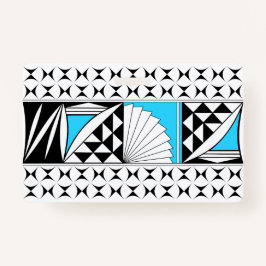 Southwest Native Sunrise in Turquoise Badge