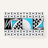 Southwest Native Sunrise in Turquoise Badge (Achterkant)