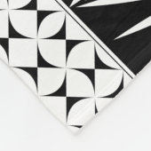 Southwest Native Sunrise in Turquoise Fleece Deken (Hoek)