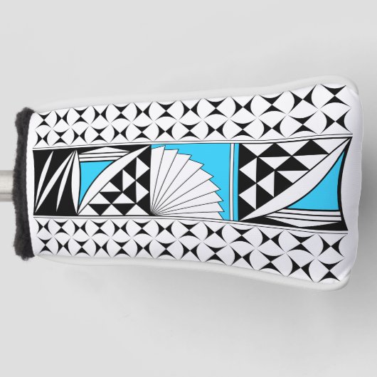 Southwest Native Sunrise in Turquoise Golfheadcover (Voorkant)