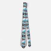 Southwest Native Sunrise in Turquoise Stropdas (Voorkant)