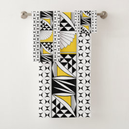 Southwest Native Sunrise in Yellow Bad Handdoek