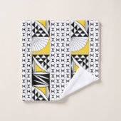 Southwest Native Sunrise in Yellow Bad Handdoek (Wasdoekje)