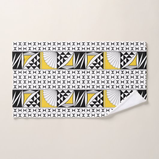 Southwest Native Sunrise in Yellow Bad Handdoek (Handdoek)