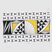 Southwest Native Sunrise in Yellow Golfhanddoek (Horizontaal)