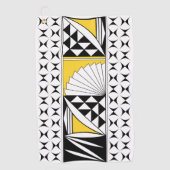 Southwest Native Sunrise in Yellow Golfhanddoek (Voorkant)