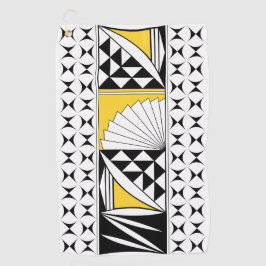 Southwest Native Sunrise in Yellow Golfhanddoek